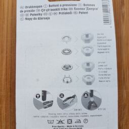 10 Prym Jersey-Druckknöpfe Ø 10mm silber inkl. Werkzeug (390 107) – Bild 2
