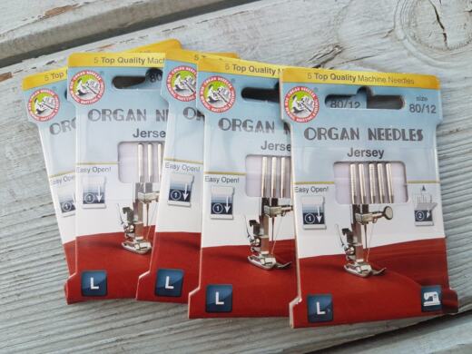 Organ Jersey Nadeln 80/12 - 5er Packung