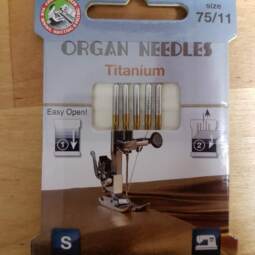 Organ Titanium Nadeln 75/11 - 5er Packung