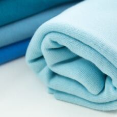 Biobündchen uni (Überbreite) – Stoffonkel – babyblau