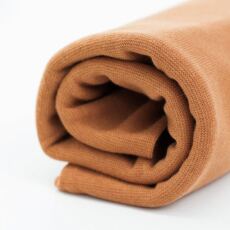 Biobündchen uni (Überbreite) – Stoffonkel – karamell