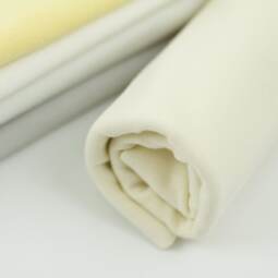 Biobündchen uni (Überbreite) – Stoffonkel – vanilla ice