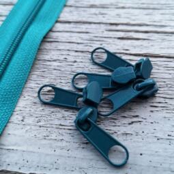 5 Zipper für Spiralreißverschluss endlos 3mm – Bild 5
