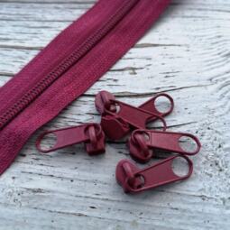 5 Zipper für Spiralreißverschluss endlos 3mm – Bild 2