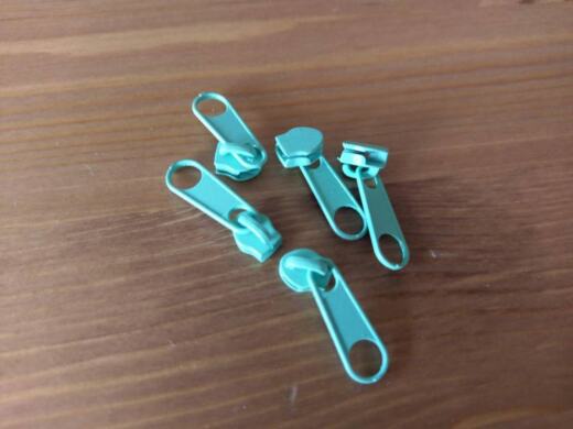 5 Zipper für Spiralreißverschluss endlos 3mm
