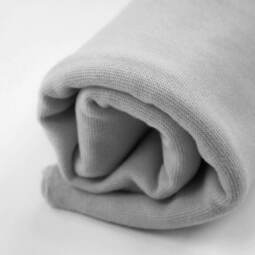 Biobündchen uni (Überbreite) – Stoffonkel – grau
