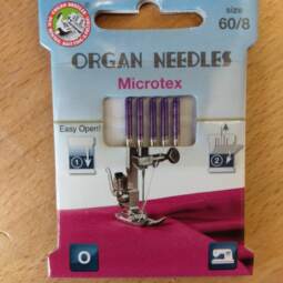 Organ Microtex Nadeln - Stärke 60 - 5er Packung