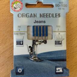 Organ Jeans Nadeln - Stärken 90-100 - 5er Packung