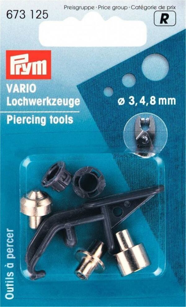 Prym Lochwerkzeug für Vario Zange 3/4/8 mm Tigerlilly Prym Lochwerkzeug für Vario Zange 3/4/8 mm Tigerlilly