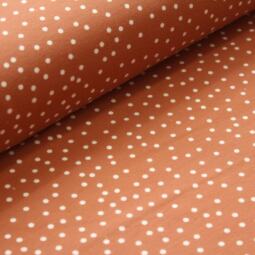 Biojersey - Stoffonkel - Dotties karamell – Bild 1
