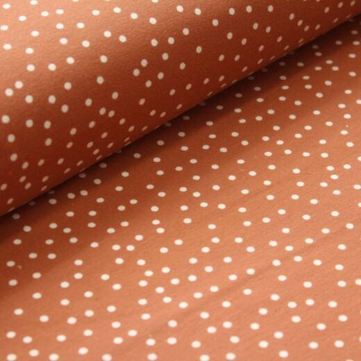 Biojersey - Stoffonkel - Dotties karamell