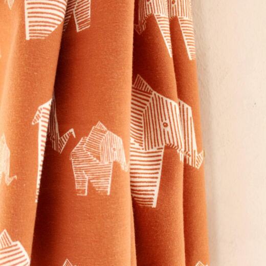 Biojersey - Stoffonkel - Elephant karamell
