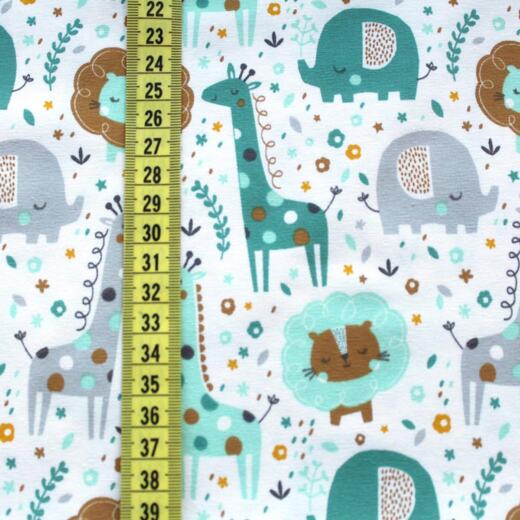 Biojersey - Stoffonkel - Mini Jungle mint