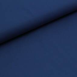 Biojersey uni - Stoffonkel - marineblau