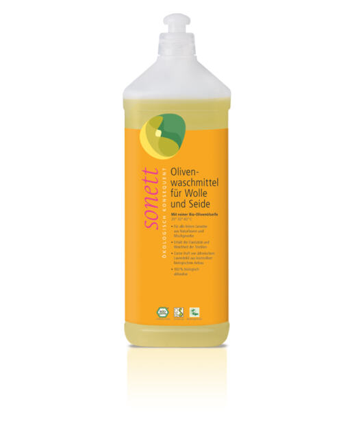 Sonett Olivenwaschmittel für Wolle und Seide - 1 Liter