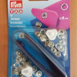 10 Prym Jersey-Druckknöpfe Ø 8mm silber (390 100)