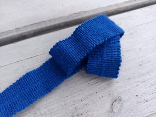 Wolltresse - royalblau 8263