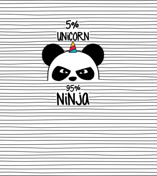 Biojersey - Tigerlilly - Ninja Panda (65cm Rapport)