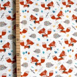 Biojersey - Stoffonkel - Fuchs und Igel – Bild 4