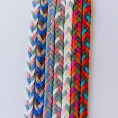 geflochtene Kordel 8mm - verschiedene Farben