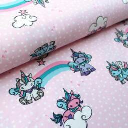 Biojersey - Stoffonkel - Sweet Unicorns