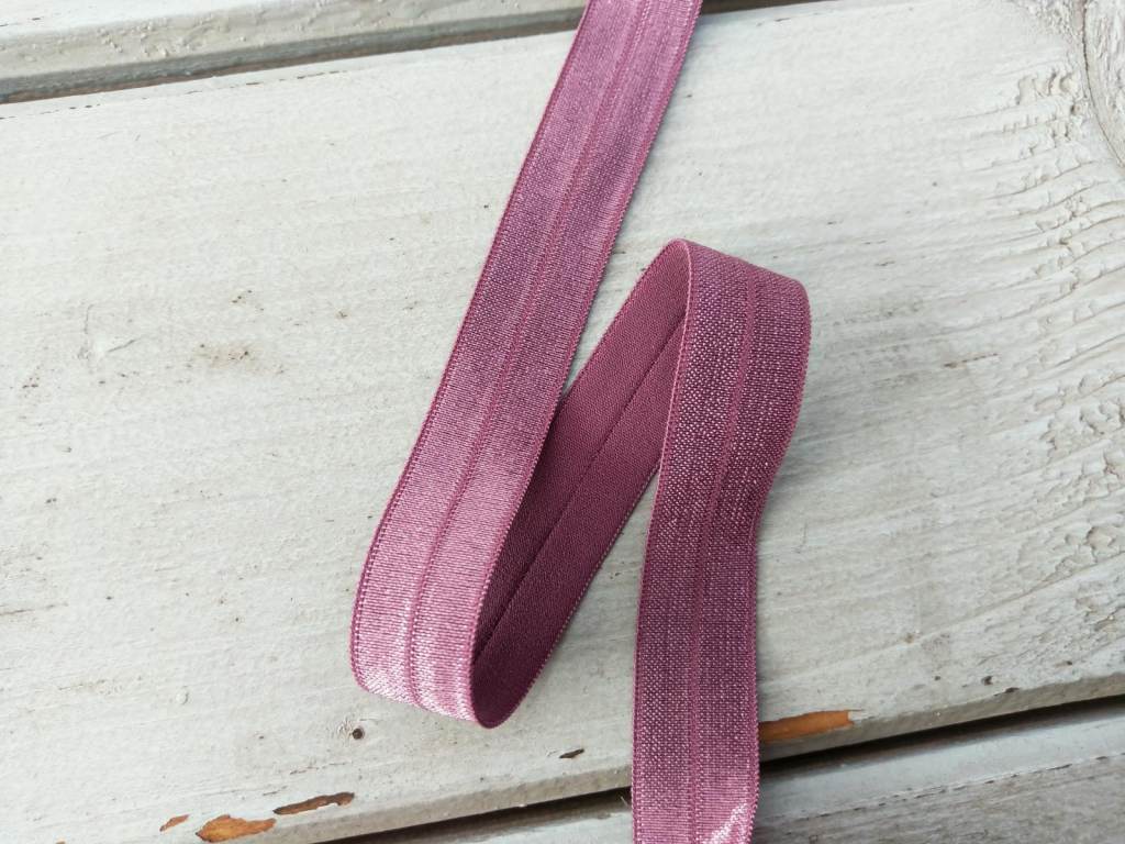 elastisches einfassband 20mm mauve