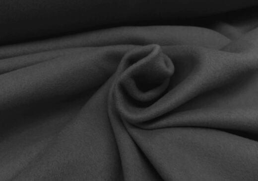 Bio Baumwollfleece Finn - dunkelgrau 160