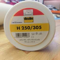 0,5 Meter Vlieseline® H250 (Bügeleinlage) - weiß