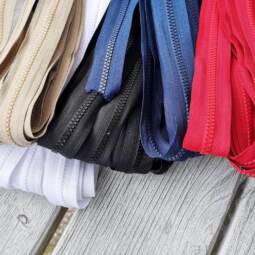 Krampenreißverschluss endlos 5 mm - verschiedene Farben (ohne Zipper)