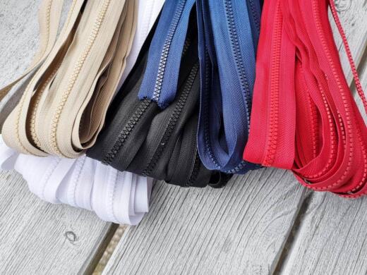 Krampenreißverschluss endlos 5 mm (ohne Zipper)