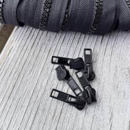 5 Zipper für Krampenreißverschluss endlos 5mm - verschiedene Farben – Bild 15