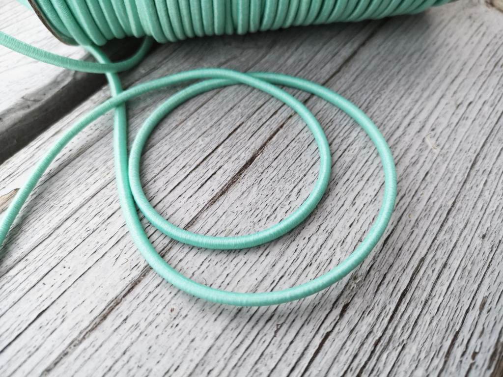 Abverkauf: 50 Meter Gummikordel  Ø3mm (ganze Rolle) – Bild 17