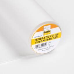 0,5 Meter Vlieseline® Fixier-Stickvlies Fuse-n-tear 322 - weiß