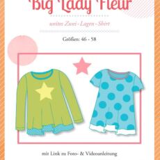 Papierschnittmuster mialuna - Damenshirt "Big Lady Fleur" (für Plus Size Damen)