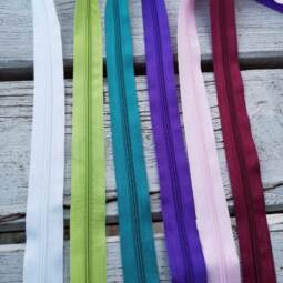 Spiralreißverschluss endlos 3mm - verschiedene Farben (ohne Zipper)