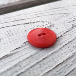 Ein Bio Echt Steinnussknopf (vegan, ST 661) - rot (Ø 23mm) – Bild 2