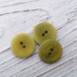Ein Bio Echt Steinnussknopf (vegan, ST 774) - maigrün (Ø 23mm)