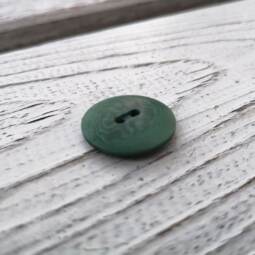 Ein Bio Echt Steinnussknopf (vegan, ST 771) - dunkelgrün (Ø 23mm) – Bild 2