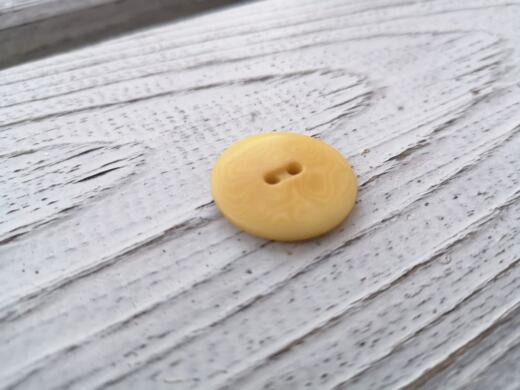 Ein Bio Echt Steinnussknopf (vegan, ST 660) - gelb (Ø 23mm)