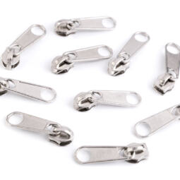 5 Zipper für Spiralreißverschluss endlos 5mm (ohne Autolock) – Bild 2