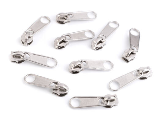 5 Zipper für Spiralreißverschluss endlos 5mm (ohne Autolock)