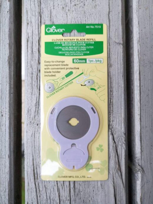 Ein Clover Ersatzmesser für Rollschneider - 60mm