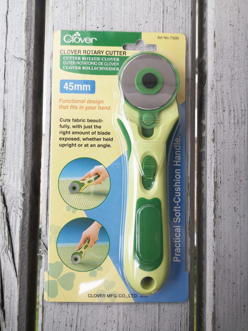 Clover Rollschneider 60mm - Perfekt Für Stoffe & Patchwork