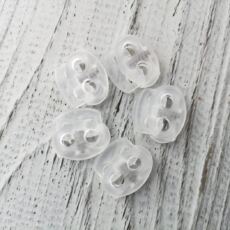 2 Kordelstopper "Mini" - durchsichtig