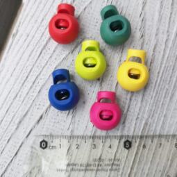 2 Kordelstopper Kugel - verschiedene Farben – Bild 3