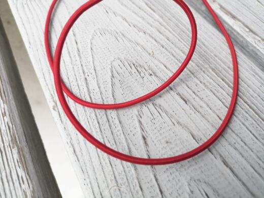 Abverkauf: 50 Meter Gummikordel  Ø3mm (ganze Rolle)