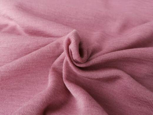 4cm Einfassstreifen Wolle/Seide Biojersey - große Farbauswahl uni & meliert