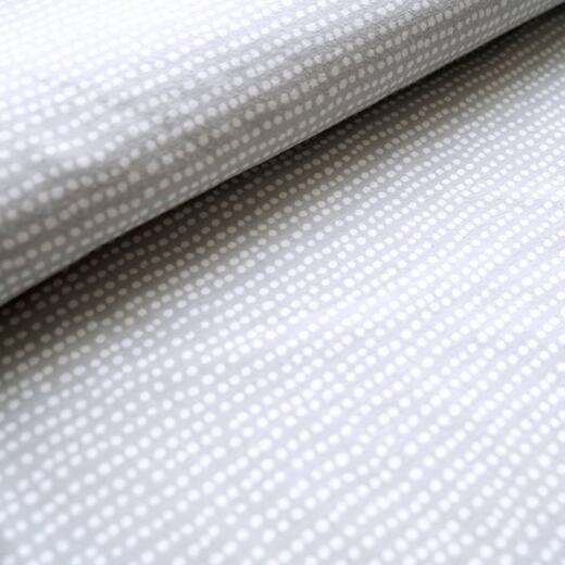 Biojersey - Stoffonkel - Dotted Line - grau
