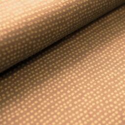 Biojersey - Stoffonkel - Dotted Line - taupe