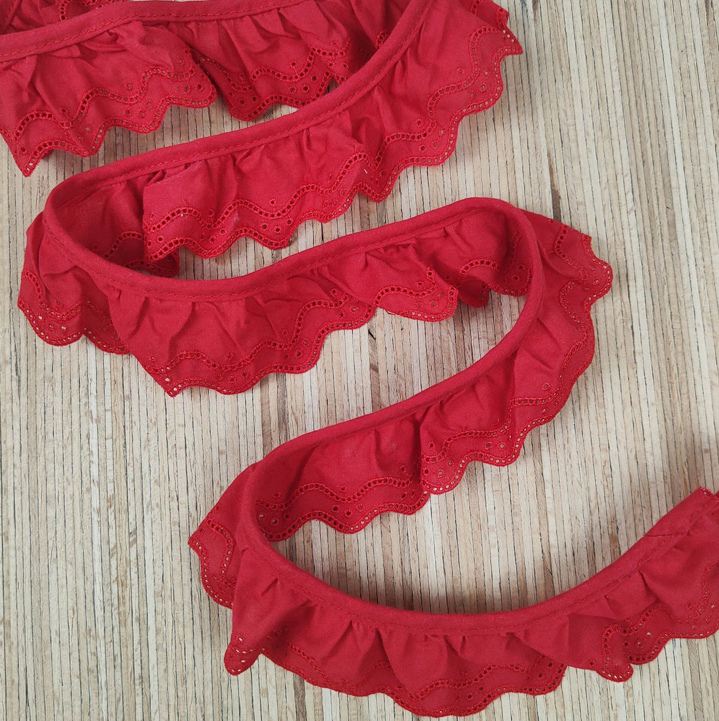 Breite Spitze- rot